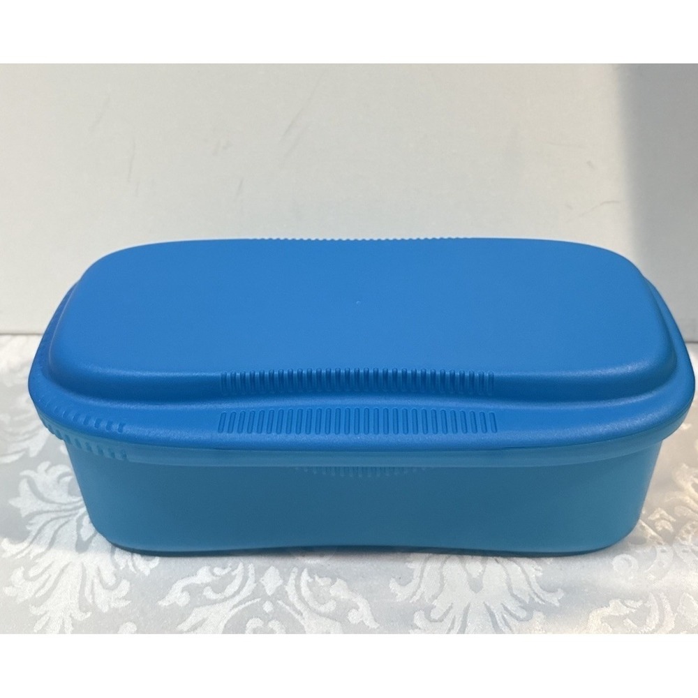 Tupperware 6775 Microwave Pasta Maker Cooker 8 Cups Blue 1.9L